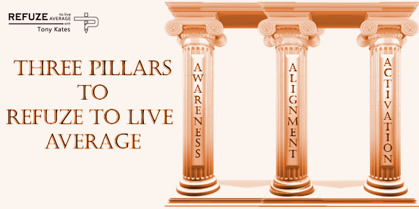 Three Pillars to Refuze to Live Average